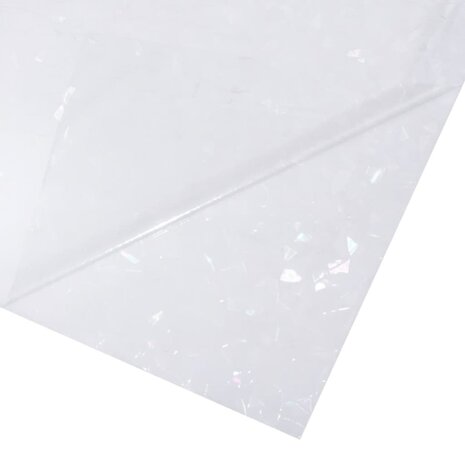 Raamfolie 3D regenboogpatroon mat 90x2000 cm PVC 6