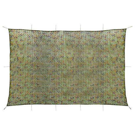 Camouflagenet met opbergtas 4x7 m groen 1