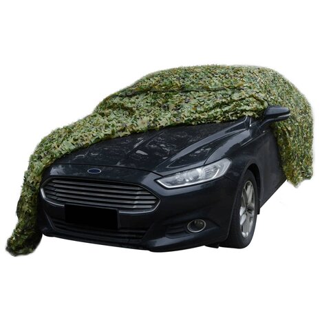Camouflagenet met opbergtas 4x7 m groen 2