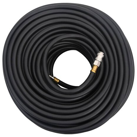 Luchtslang hybride 0,6'' 20 m rubber en PVC zwart 3