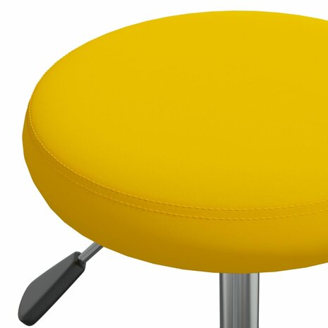 Massagekruk fluweel mosterdgeel 5