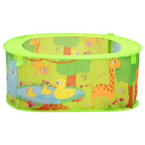 Ballenbak voor kinderen met 300 ballen 75x75x32 cm 2