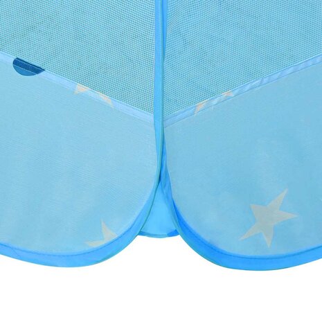 Kinderspeeltent met 250 ballen 102x102x82 cm blauw 7