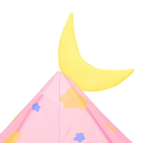 Kinderspeeltent met 250 ballen 301x120x128 cm roze 8
