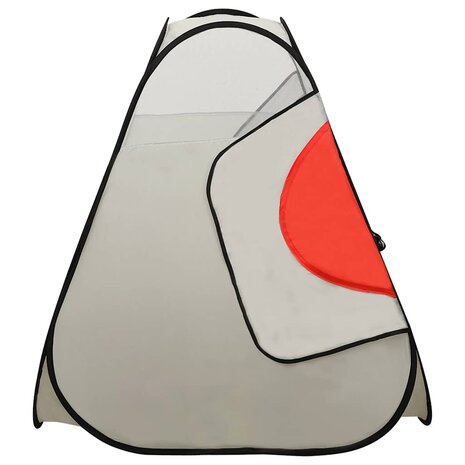 Kinderspeeltent met 250 ballen olifant 174x86x101 cm grijs 7