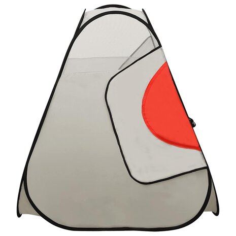 Kinderspeeltent met 250 ballen olifant 174x86x101 cm grijs 7