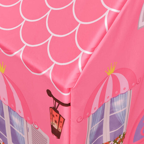 Kinderspeeltent met 250 ballen 69x94x104 cm roze 7