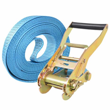 Spanbanden 4 ton 8mx50mm blauw 4 st 2