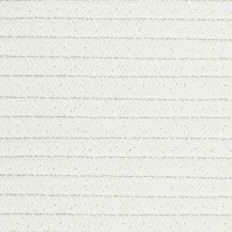 Opbergmand &Oslash; 40x35 cm katoen bruin en wit 8