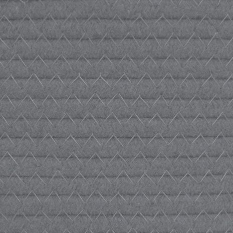 Opbergmand &Oslash; 43x38 cm katoen grijs en wit 7
