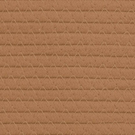 Opbergmand &Oslash; 40x35 cm katoen bruin en wit 7