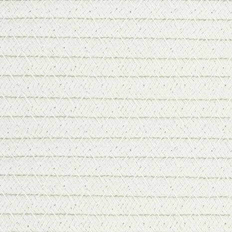 Opbergmand &Oslash; 40x35 cm katoen bruin en wit 8