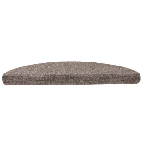Trapmatten Zelfklevend 5 stuks 56x17x3 cm Beige Halfrond 3
