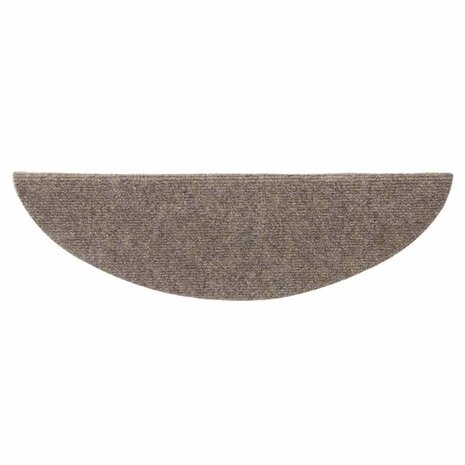 Trapmatten zelfklevend 10 stuks 56x17x3 cm beige halfrond 4