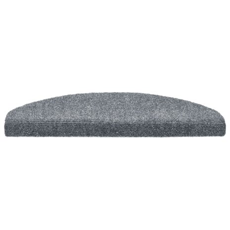 Trapmatten Zelfklevend 5 stuks 65x21x4 cm Lichtgrijs Halfrond Groot 4