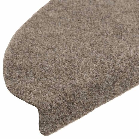 Trapmatten Zelfklevend 5 stuks 65x21x4 cm Beige Halfrond Groot 6