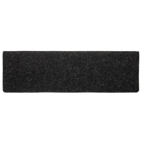 Trapmatten Zelfklevend 10 stuks 65x21x4 cm Zwart Rechthoekige Rand 5
