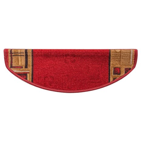 Trapmatten zelfklevend 5 st 65x21x4 cm rood 5