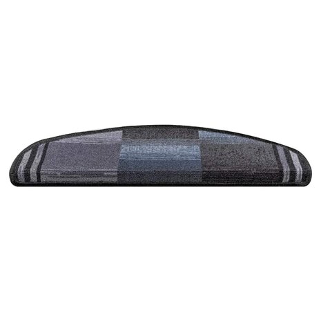 Trapmatten zelfklevend 5 st 65x21x4 cm zwart en grijs 3