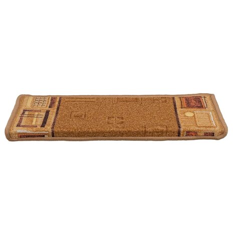 Trapmatten zelfklevend 5 st 65x21x4 cm beige 3