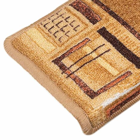 Trapmatten zelfklevend 5 st 65x21x4 cm beige 6
