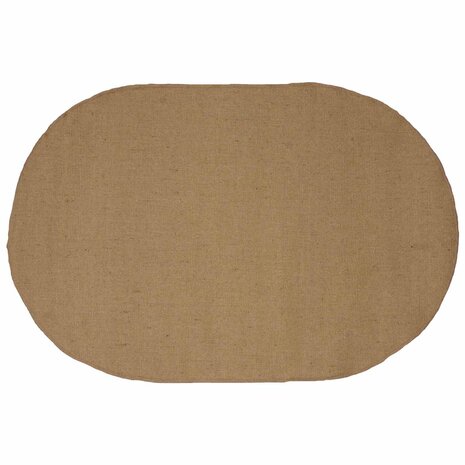 Vloerkleed Naturel 122 x 183 cm Jute 1