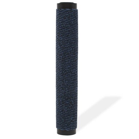 Droogloopmat rechthoekig getuft 80x120 cm blauw 2