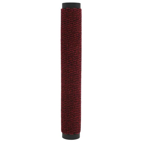 Droogloopmatten 2 st rechthoekig getuft 40x60 cm rood 4