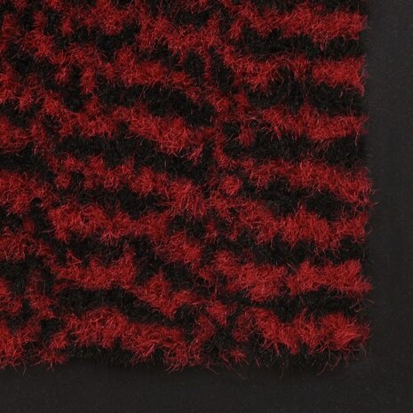 Droogloopmatten 2 st rechthoekig getuft 40x60 cm rood 5