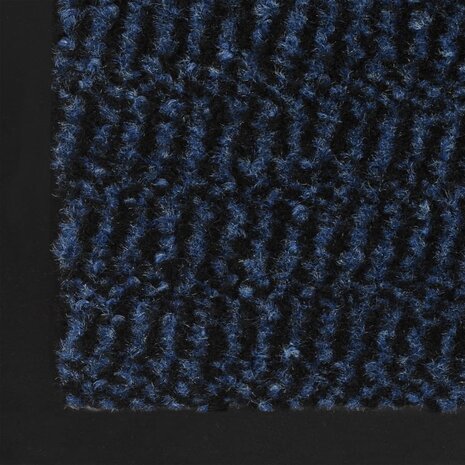 Droogloopmatten 2 st rechthoekig getuft 120x180 cm blauw 5