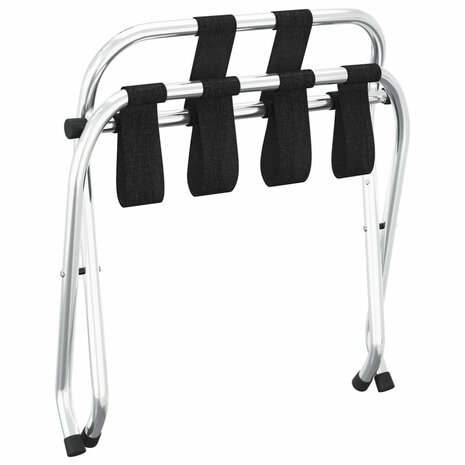 Bagagerek met rugleuning zilver 56x39x52cm 6