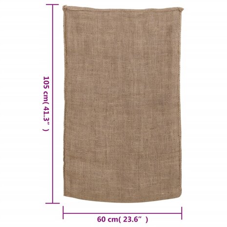 Jutezakken 30 stuks 220 g/m&sup2; 60x105 cm 100% jute 8