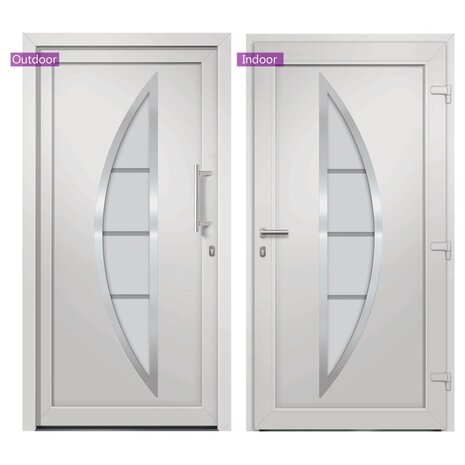 Voordeur 98x208 cm wit 6