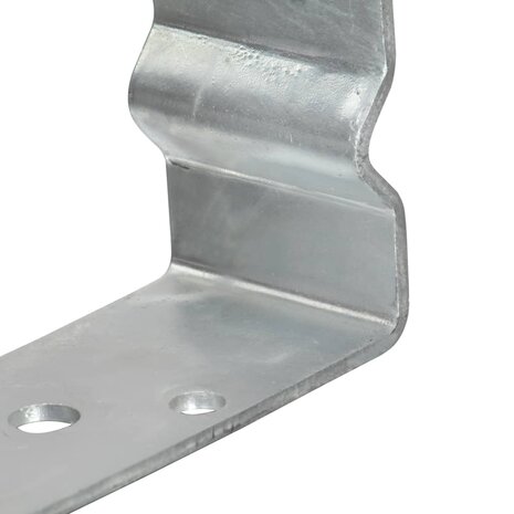 Grondankers 12 st 12x6x15 cm gegalvaniseerd staal zilverkleurig 5