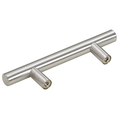 Handvatten 10 st 64 mm roestvrij staal zilverkleurig 7