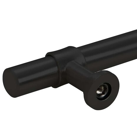 Handvatten 5 st 224 mm roestvrij staal zwart 9