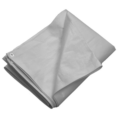 Dekzeil 260 g/m&sup2; 2x3 m HDPE grijs 2