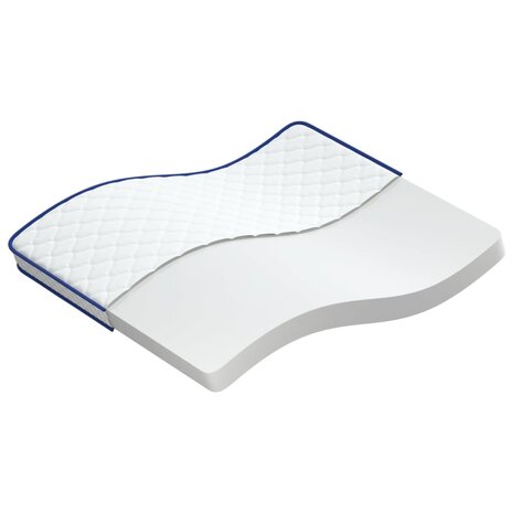 Matras 200x180x17 cm Zacht traagschuim 2