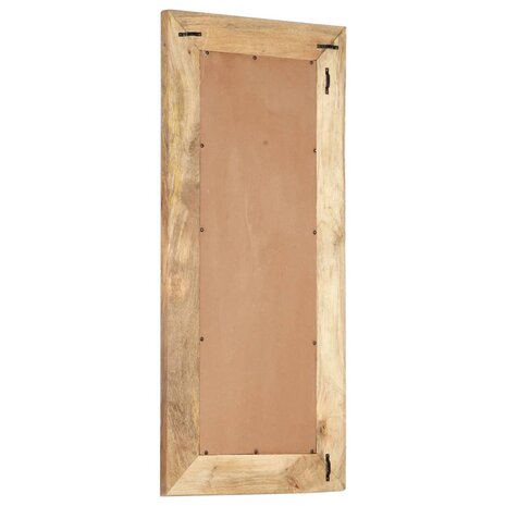 Spiegel handgesneden 110x50x2,5 cm massief mangohout 3