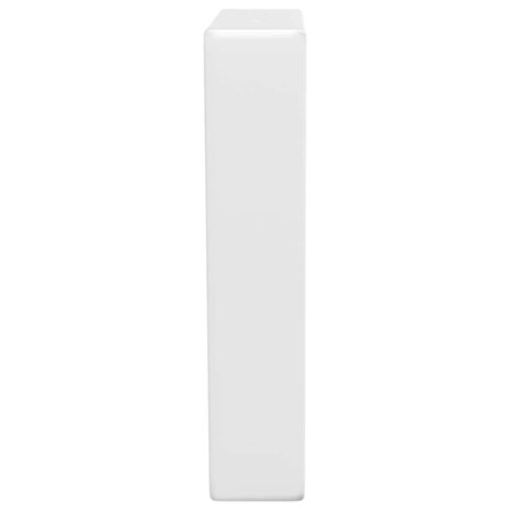 Wandbeugels voor wasbak 2 st trapezium staal wit 5