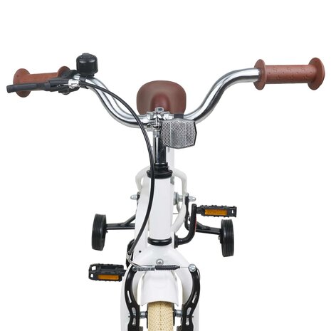 Kinderfiets 12 Inch voor 2-4 jaar oud Wit 5