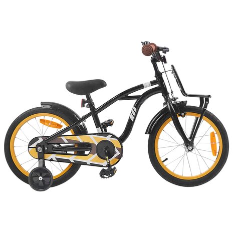 Kinderfiets 16 Inch voor 4-6 jaar oud Zwart 1