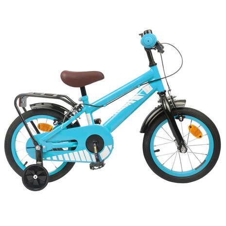 Kinderfiets 14 Inch voor 3-5 jaar oud Lichtblauw 1