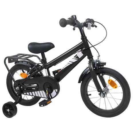 Kinderfiets 12 Inch voor 2-4 jaar oud Zwart 2