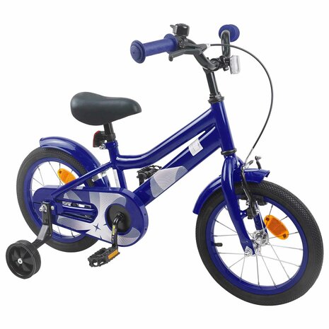 Kinderfiets 12 Inch voor 2-4 jaar oud Donkerblauw 2