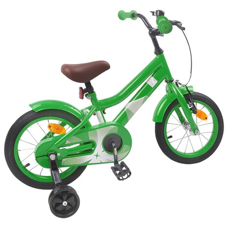 Kinderfiets 12 Inch voor 2-4 jaar oud Groen 3