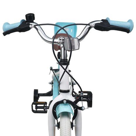 Kinderfiets 14 Inch voor 3-5 jaar oud Wit 5