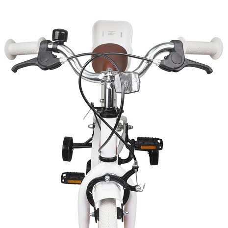 Kinderfiets 12 Inch voor 2-4 jaar oud Wit 5