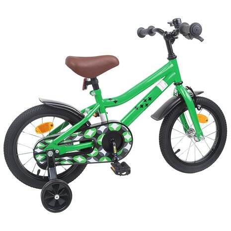 Kinderfiets 12 Inch voor 2-4 jaar oud Groen 3