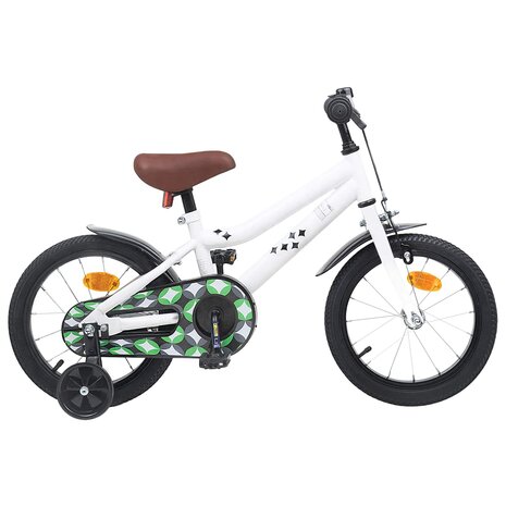 Kinderfiets 14 Inch voor 3-5 jaar oud Wit 1